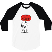 Peanuts Best Things In Life Are Free 3/4 Sleeve Shirt | Artistshot