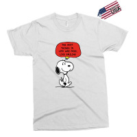 Peanuts Best Things In Life Are Free Exclusive T-shirt | Artistshot