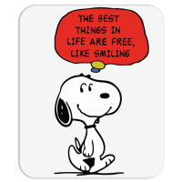 Peanuts Best Things In Life Are Free Mousepad | Artistshot