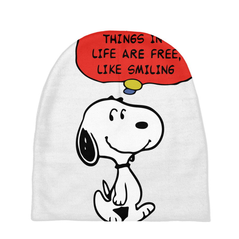 Peanuts Best Things In Life Are Free Baby Beanies | Artistshot