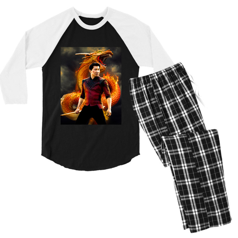 Mask Jiang Nan Day Gift Men's 3/4 Sleeve Pajama Set by JaniyahArtists | Artistshot