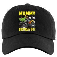 Mommy Of The Birthday Boy Dinosaurs T Rex Monster Truck Characters Car Kids Cap | Artistshot