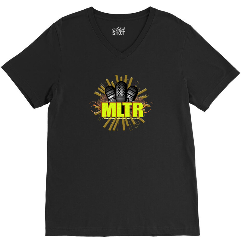 Mltr V-neck Tee | Artistshot