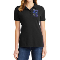 Nursing Is A Work Of Heart Butterfly  T For Nurses Ladies Polo Shirt | Artistshot