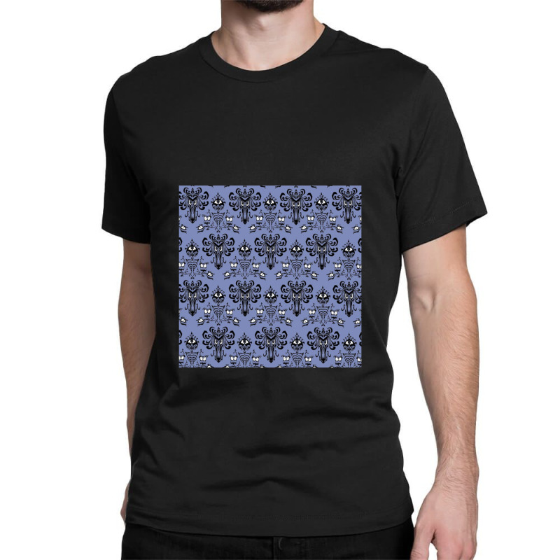 Haunted Wallpaper   Haunted Mansion Classic T-shirt by govyvy | Artistshot