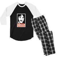 Hello Men Men's 3/4 Sleeve Pajama Set | Artistshot