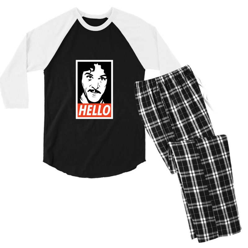 Hello Men Men's 3/4 Sleeve Pajama Set by govyvy | Artistshot