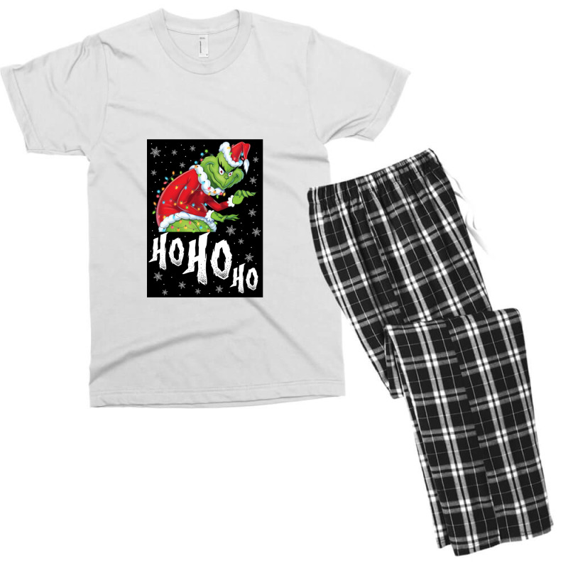 Ho Ho Ho   Christmas Men's T-shirt Pajama Set by govyvy | Artistshot