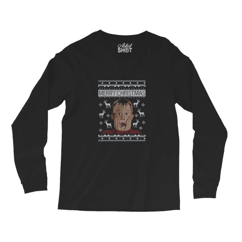 Home Alone Christmas Long Sleeve Shirts by govyvy | Artistshot