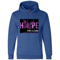 Hope For A Cure Butterfly Gift Champion Hoodie | Artistshot