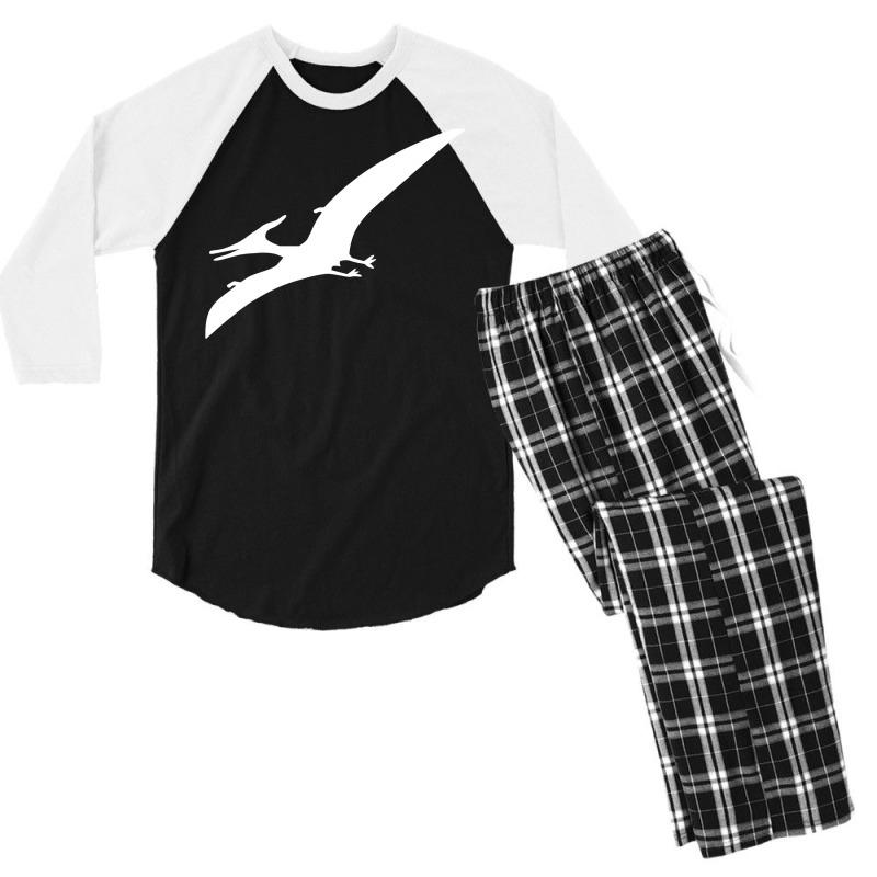 Pterosaur Dinosaur T Shirt Men's 3/4 Sleeve Pajama Set | Artistshot