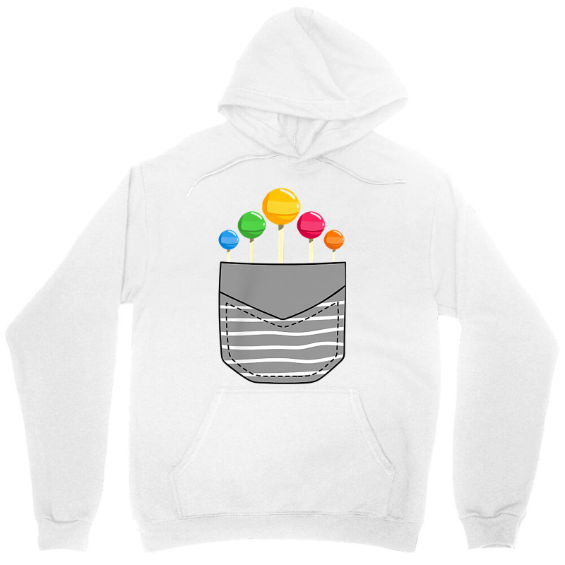 Funny Rainbow Sucker Candy Stick Lollipop Pocket T Shirt Unisex Hoodie by roopeedwrich76 | Artistshot