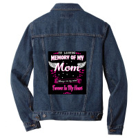 In Loving Memory Of My Mom Men Denim Jacket | Artistshot