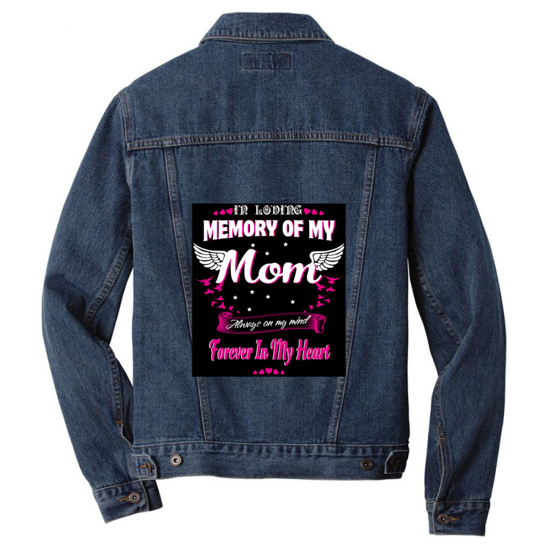 In Loving Memory Of My Mom Men Denim Jacket by govyvy | Artistshot