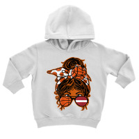 Latvia Brown Skin Basketball Fan Latvian Messy Bun Hair Girl T Shirt Toddler Hoodie | Artistshot