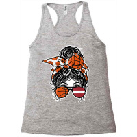 Latvian Messy Bun Hair Girl Latvia Basketball Fans Jersey T Shirt Racerback Tank | Artistshot