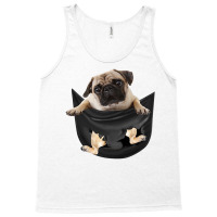 Pug In Pocket Funny Dog Lovers Costume Gifts T Shirt Tank Top | Artistshot