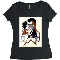 Graphic Vintage  Legend Boxer Music Vintage Women's Triblend Scoop T-shirt | Artistshot