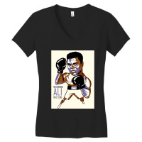 Graphic Vintage  Legend Boxer Music Vintage Women's V-neck T-shirt | Artistshot