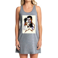 Graphic Vintage  Legend Boxer Music Vintage Tank Dress | Artistshot