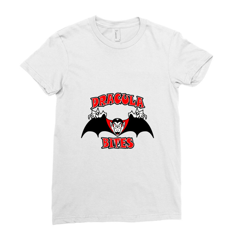 Dracula Bites, Parody Ladies Fitted T-Shirt by kumenolak | Artistshot