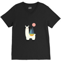 Llama Cute V-neck Tee | Artistshot