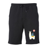 Llama Cute Fleece Short | Artistshot