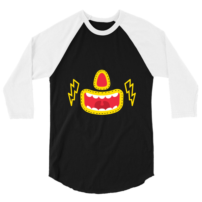 Yellow Red 3/4 Sleeve Shirt by govyvy | Artistshot