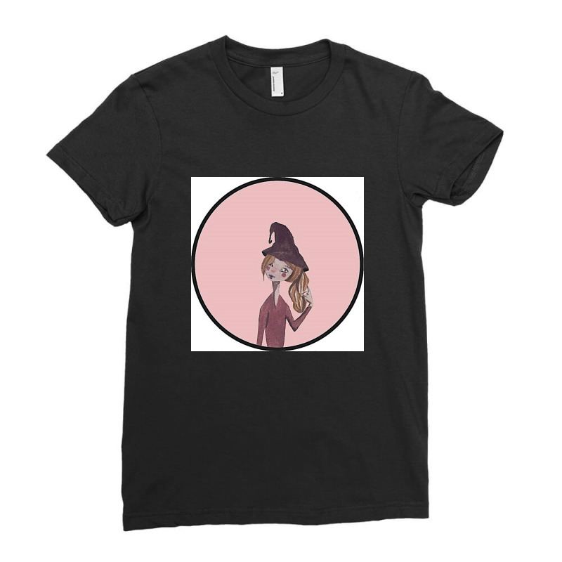 Pretty Pink Wizard Ladies Fitted T-Shirt by artyani | Artistshot