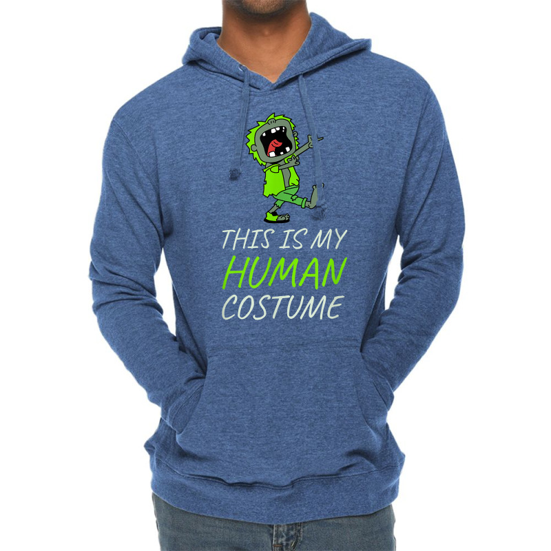 Zombie Halloween Human Costume Design T Shirt Lightweight Hoodie | Artistshot