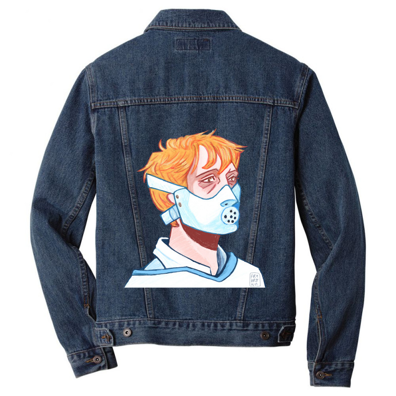 Vintage Movies  Danish Actor Art Character Men Denim Jacket by SeanArtists | Artistshot