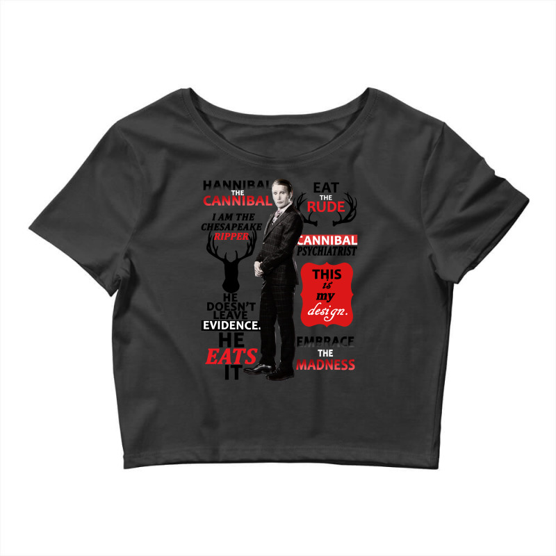 Vintage Movies Hannibals Funny Gift Crop Top by SeanArtists | Artistshot