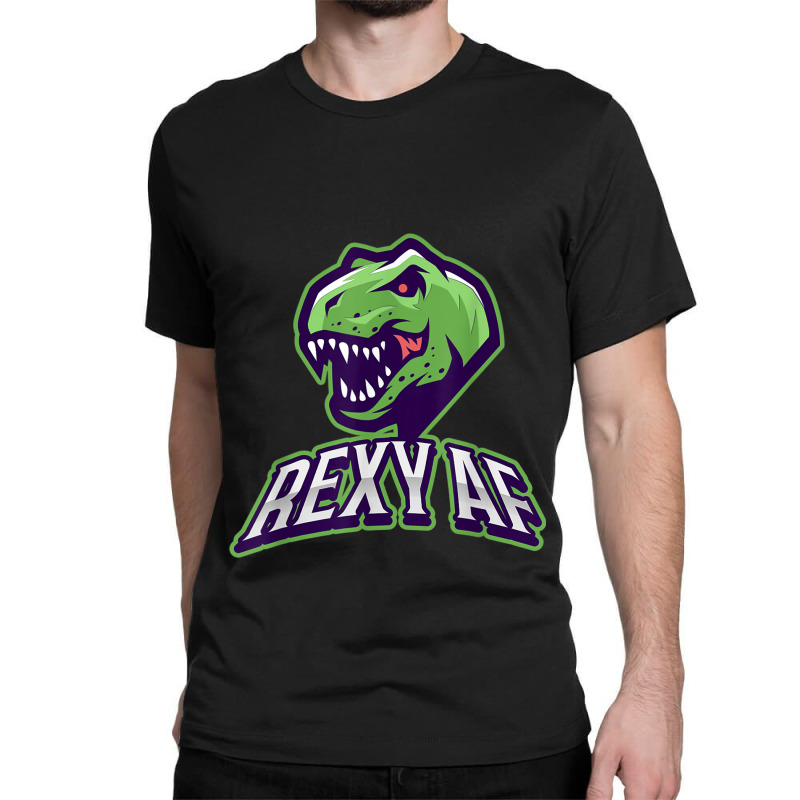 Rexy (sexy) Af (as Fuck) Dinosaur  Funny T Rex Gifts Men Classic T-shirt by JazmineDesign | Artistshot