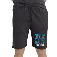 Novelist Because Ninja Is Not A Job Title Vintage Short | Artistshot