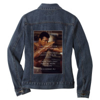 Classic Film  Sports My Favorite People Ladies Denim Jacket | Artistshot