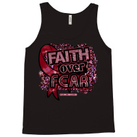 Disabled Adults T  Shirt Disabled Adults Awareness Ribbon Faith Over F Tank Top | Artistshot