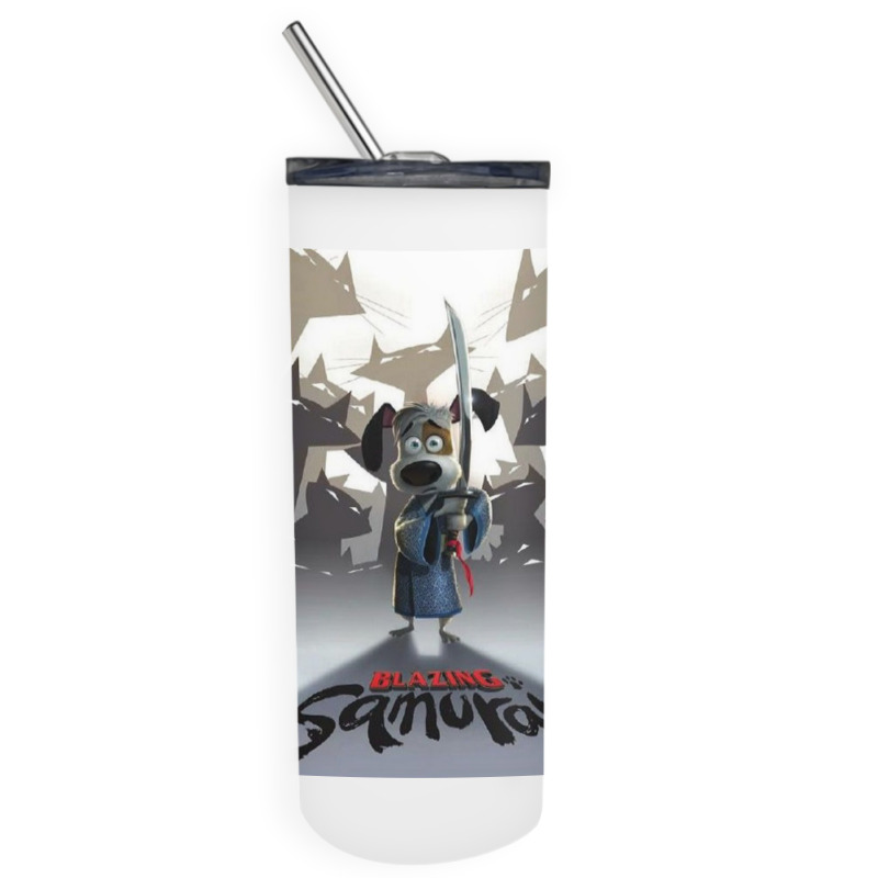 Blazing Samurai Skinny Tumbler | Artistshot