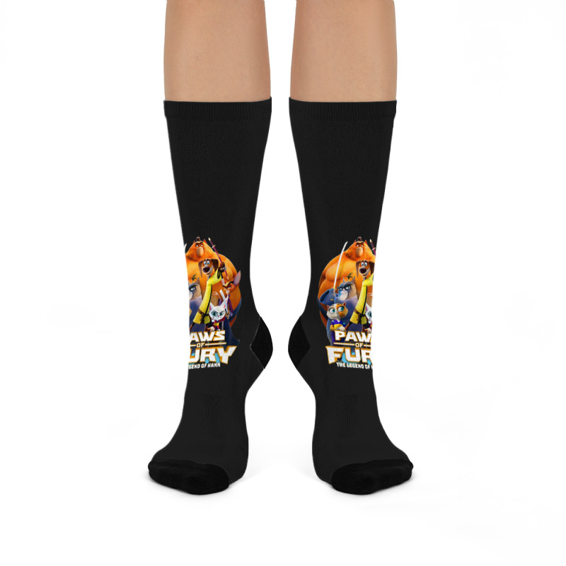 Paws Of Fury Crew Socks | Artistshot