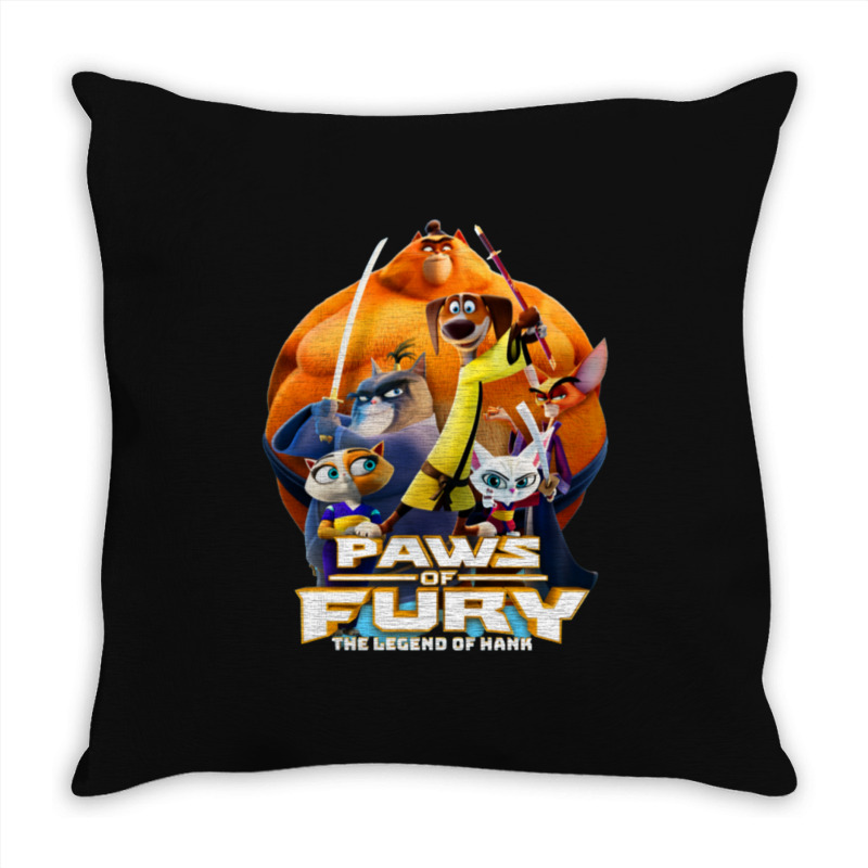 Paws Of Fury Throw Pillow | Artistshot