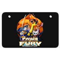 Paws Of Fury Atv License Plate | Artistshot