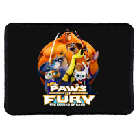 Paws Of Fury Rectangle Patch | Artistshot