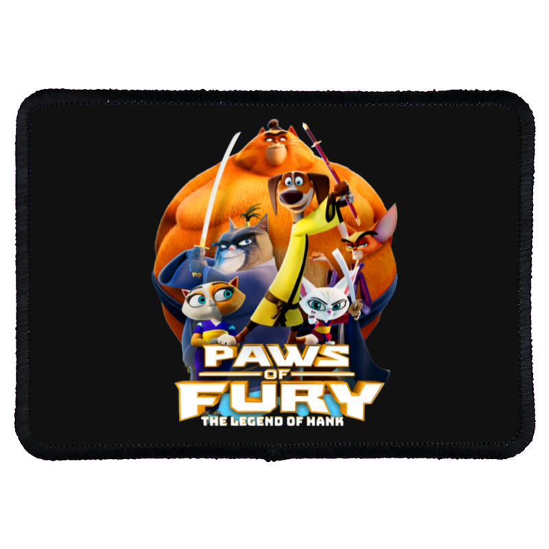 Paws Of Fury Rectangle Patch | Artistshot