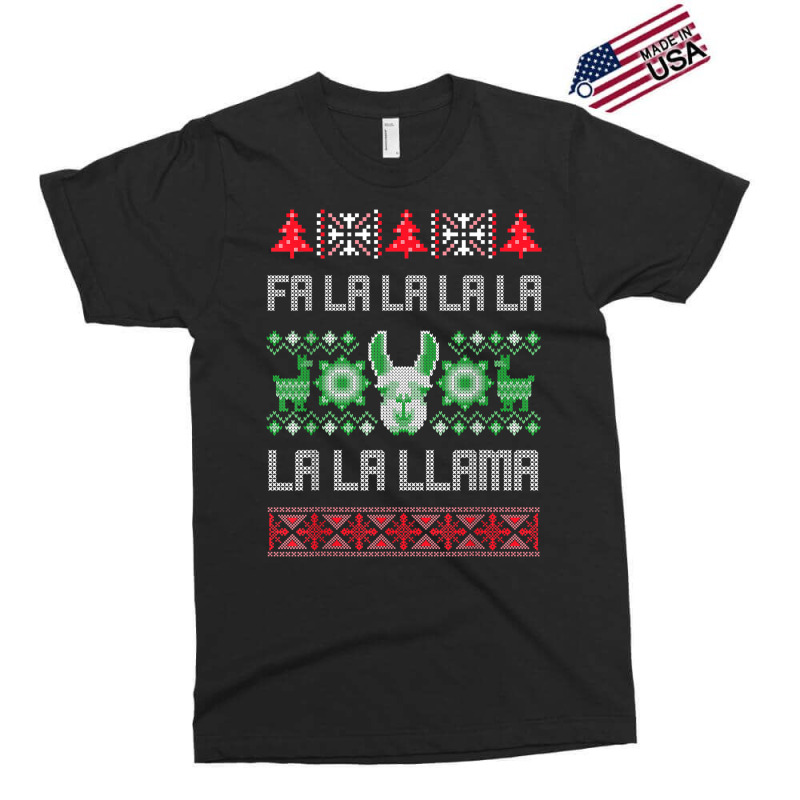 Fa La La Llama Shirt   Ugly Christmas Sweater Llama T Shirt Exclusive T-shirt | Artistshot