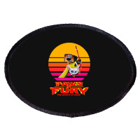 Paws Of Fury The Legend Hank Funny Oval Patch | Artistshot