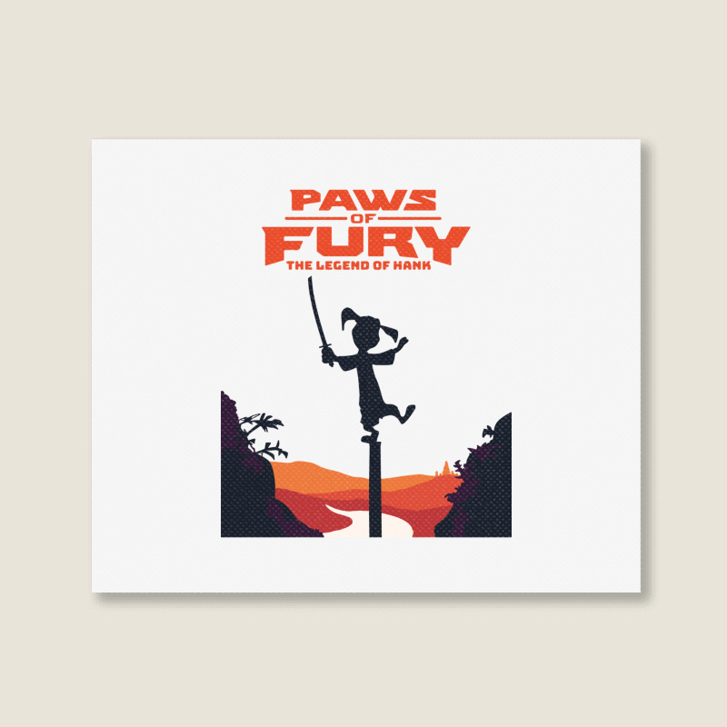 Paws Of Fury The Legend Landscape Canvas Print | Artistshot