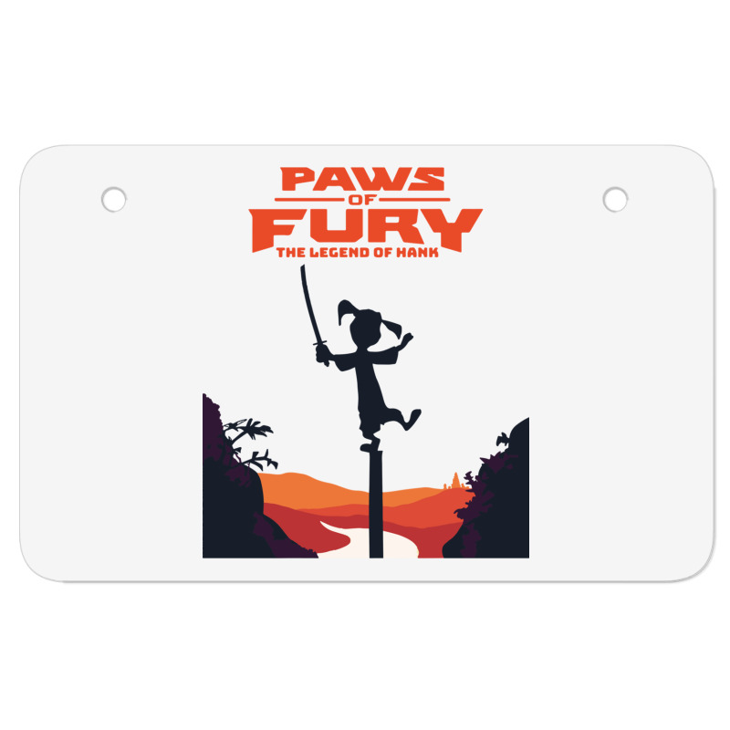 Paws Of Fury The Legend Atv License Plate | Artistshot