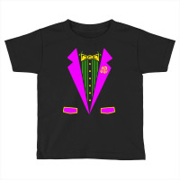 Funny Mardi Gras Tuxedo Costume Print Carnival Parade T Shirt Toddler T-shirt | Artistshot