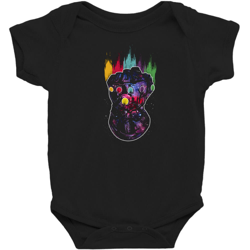 Rainbow Five Fingers Hand Baby Bodysuit | Artistshot