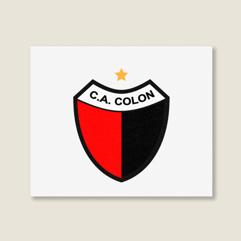 Club Atlético Colón Landscape Canvas Print | Artistshot