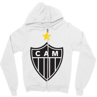 Clube Atlético Mineiro Zipper Hoodie | Artistshot